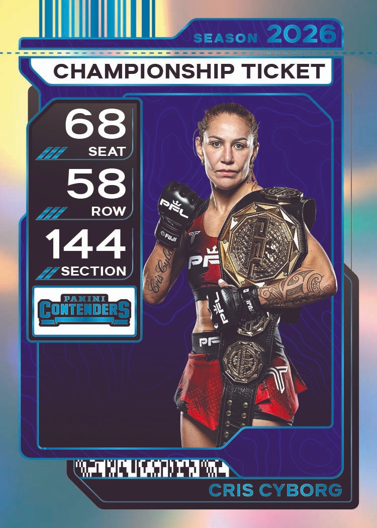 2026 Panini Contenders PFL Cris Cyborg