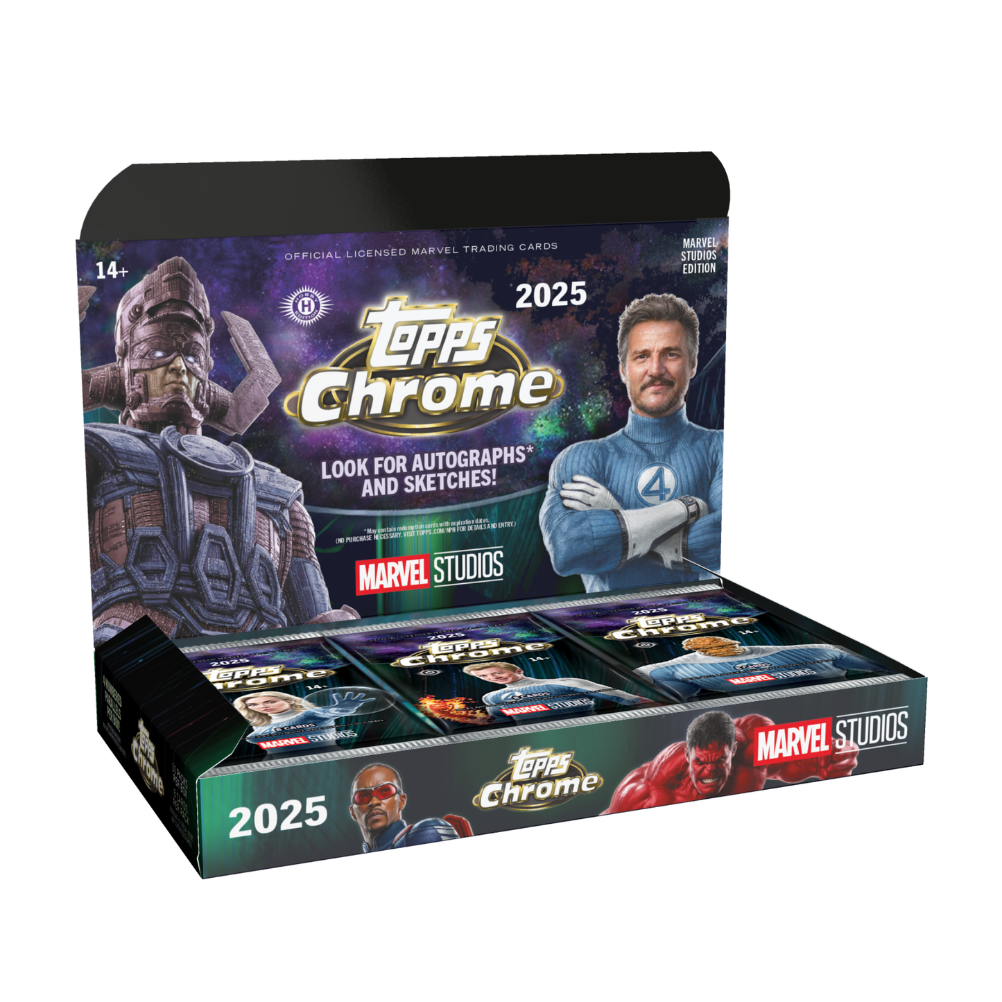 2025 Topps Marvel Studios Chrome Hobby Box – Sealed Trading Cards