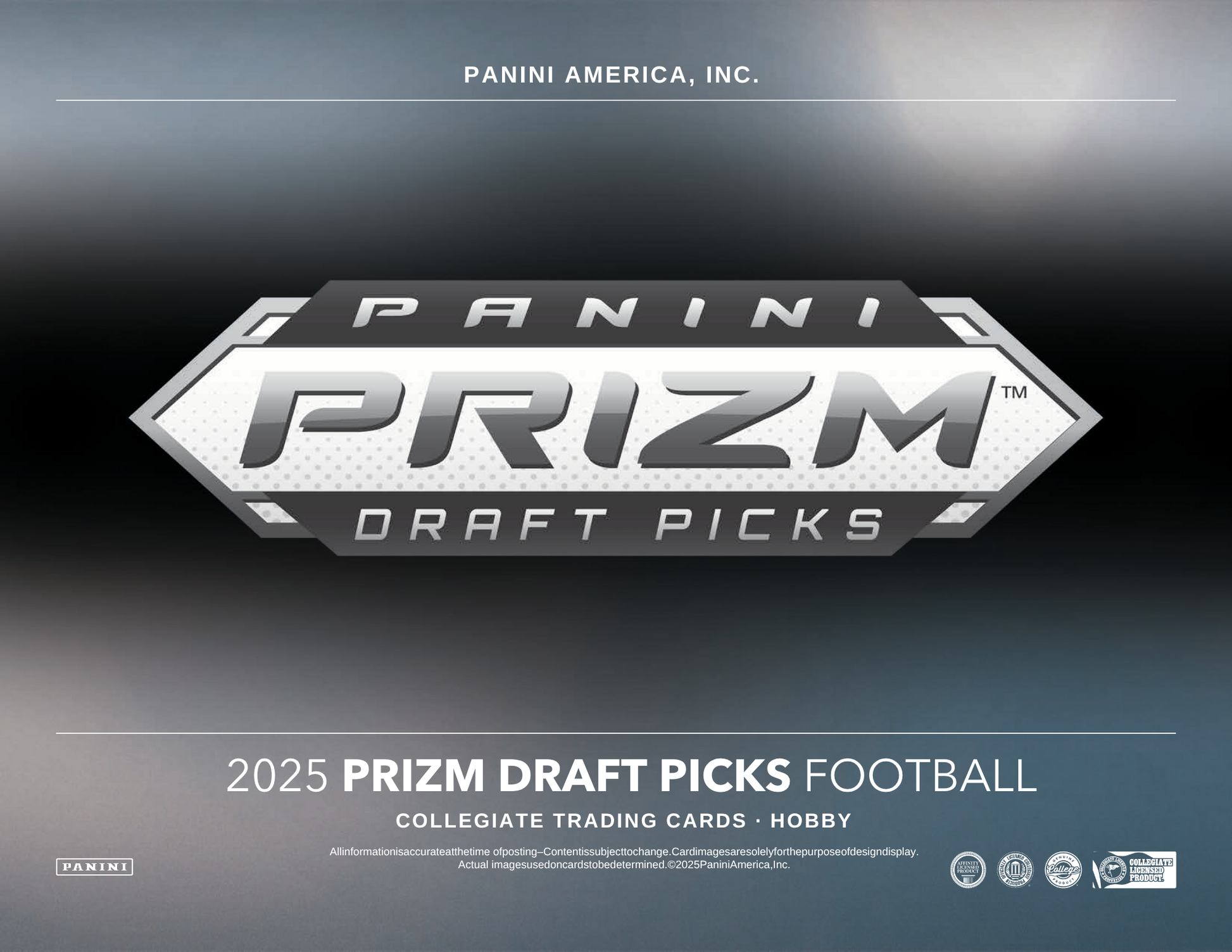 2025 Panini Prizm Draft Picks Collegiate Football Hobby Box