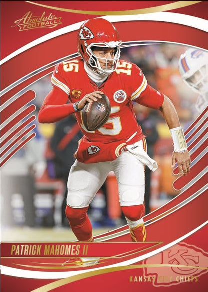 2025 Panini Absolute Football Patrick Mahomes II Red