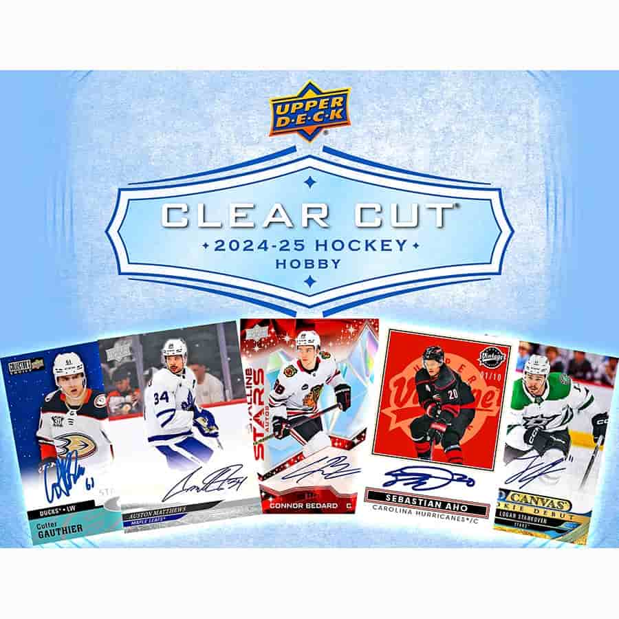 2024-25 Upper Deck Clear Cut Hockey 