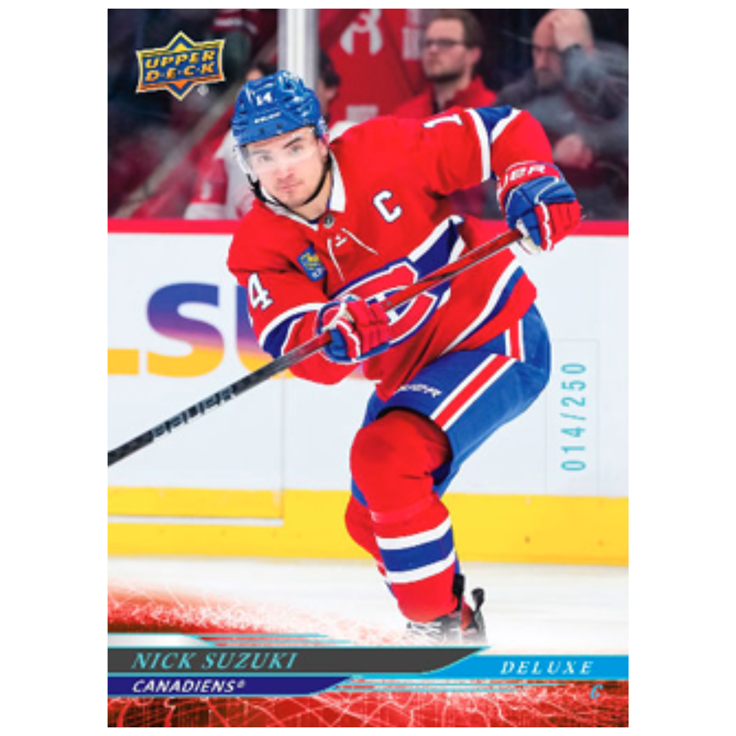 2024-25 Upper Deck Series 2 Hockey Deluxe Parallel Nick Suzuki