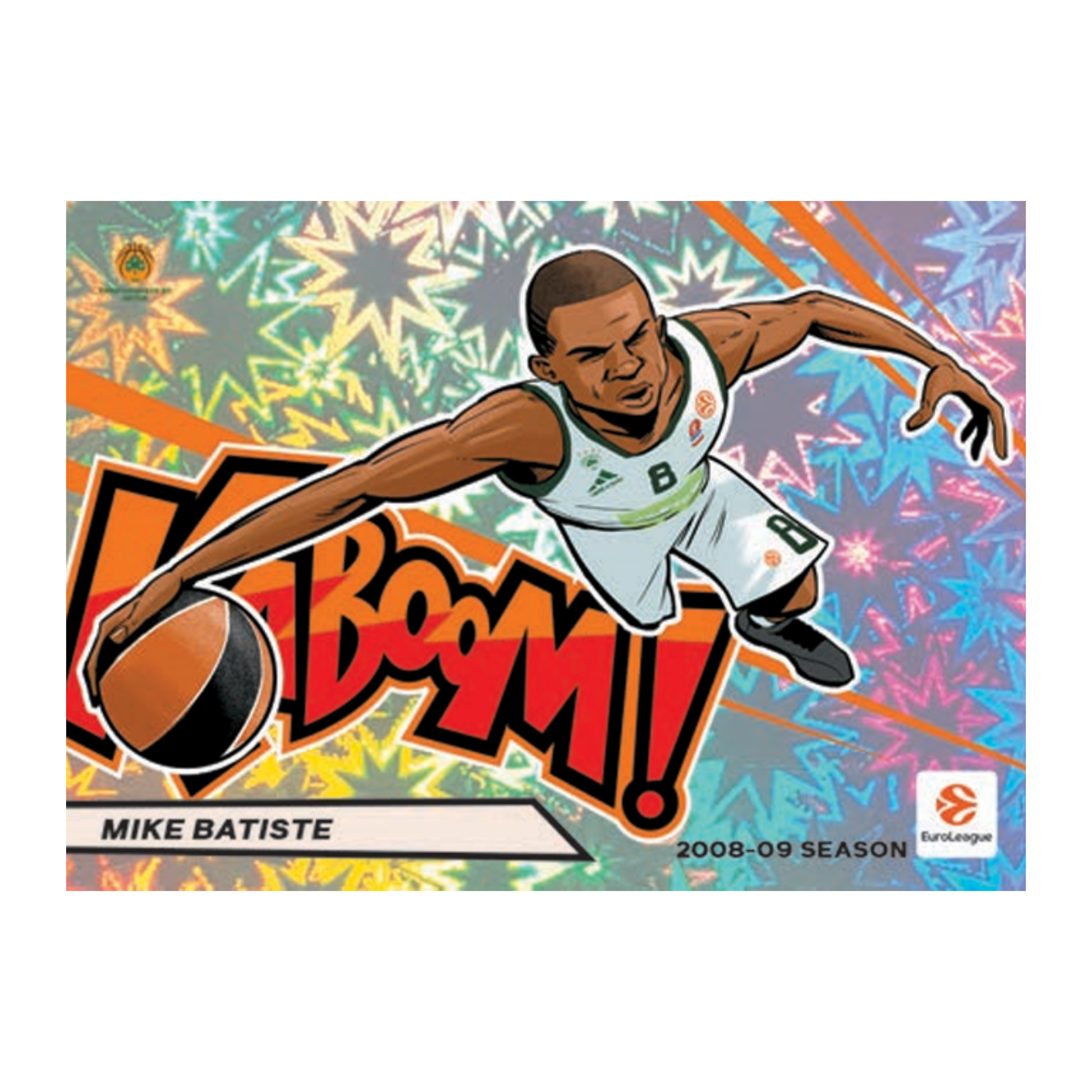 2025-26 Panini Contenders EuroLeague KaBoom Horizontal Mike Batiste