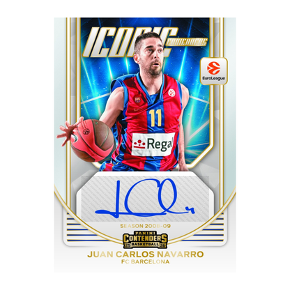 2025-26 Panini Euroleague Contenders Basketball Iconic Contenders Juan Carlos Navarro