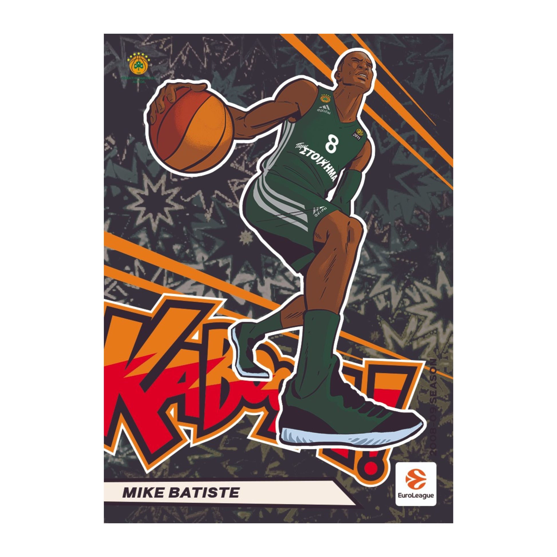 2025-26 Panini Euroleague Contenders Basketball KaBoom! Mike Batiste