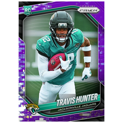 2025-26 Panini Prizm Football Hobby Mega Purple Pulsar Travis Hunter