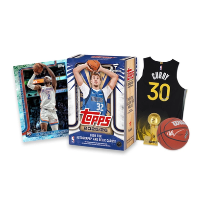 2025-26 Topps Basketball Fanatics Exclusive Value Box with Topps-Fractor & Memorabilia Redemption