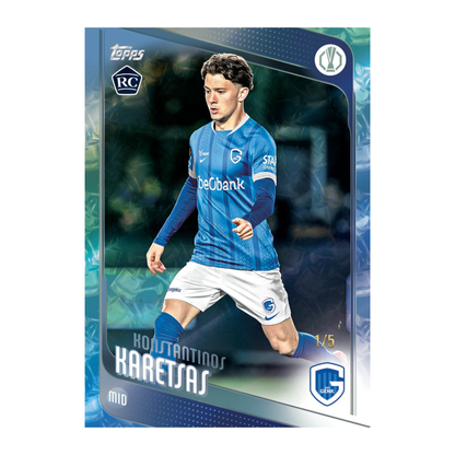 2025-26 Topps UEFA Club Competitions Soccer Konstantinos Karetsas