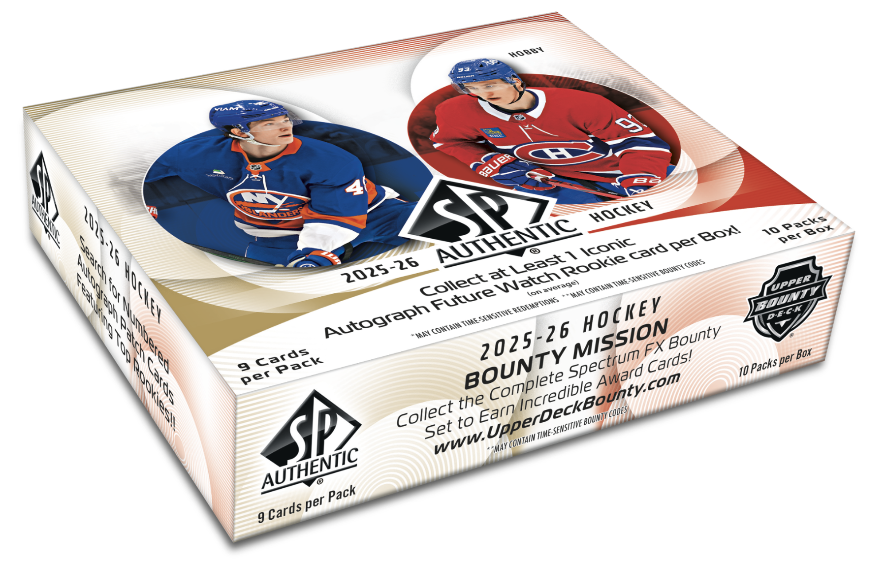 2025-26 Upper Deck SP Authentic Hockey Hobby Box