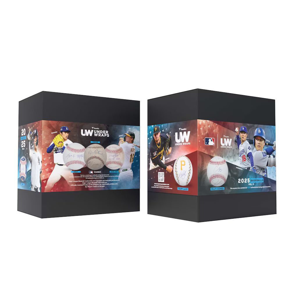 2025 Under Wraps Autographed MLB Baseballs Vol. II Mystery Box 2025 Under Wraps Autographed MLB Baseballs Vol. II Mystery Box