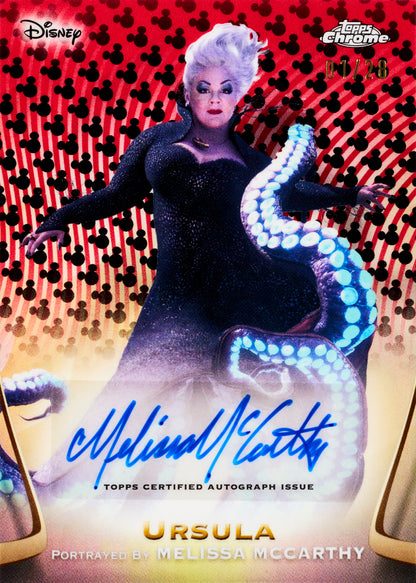 2025 Topps Chrome Disney Authentic Autograph Ursula