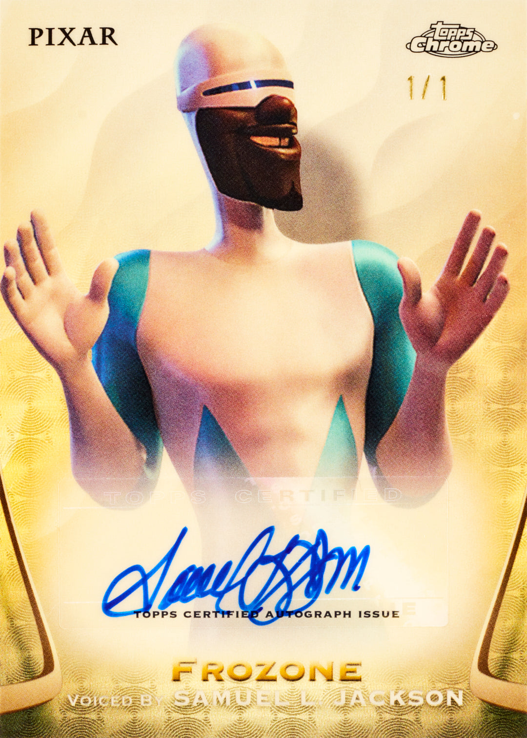 2025 Topps Chrome Disney Authentic Autograph Frozone