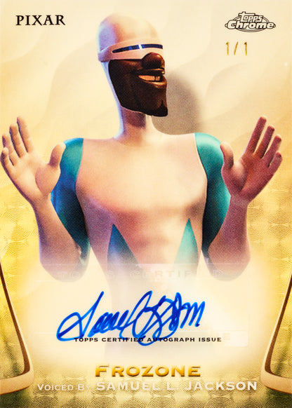 2025 Topps Chrome Disney Authentic Autograph Frozone