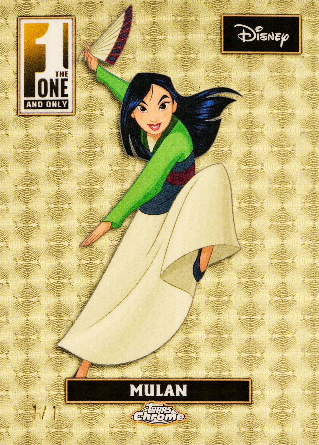 2025 Topps Chrome Disney The One and Only Mulan