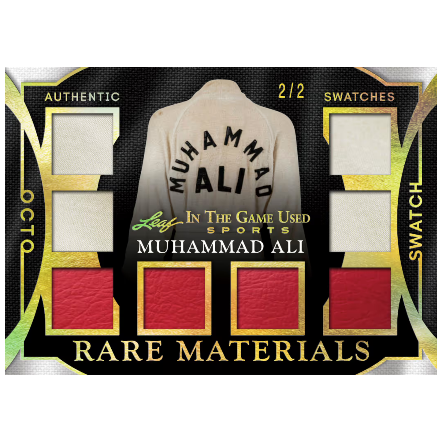 2025 Leaf In The Game Used Sports Rare Materials Muhammad Ali