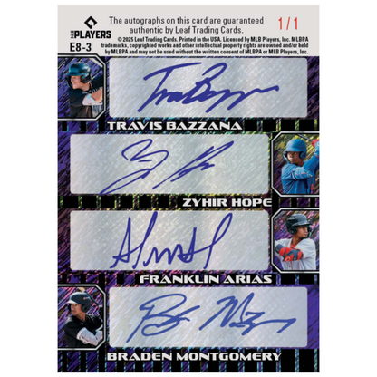 2025 Leaf Optichrome Baseball The 8 Auto Back