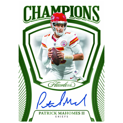 2025 Panini Flawless Football Champions Auto Patrick Mahomes II