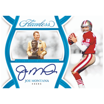 2025 Panini Flawless Football Hall of Fame Autographs Joe Montana