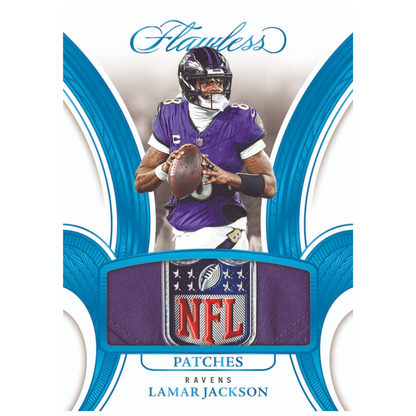 2025 Panini Flawless Football NFL Shield Lamar Jackson