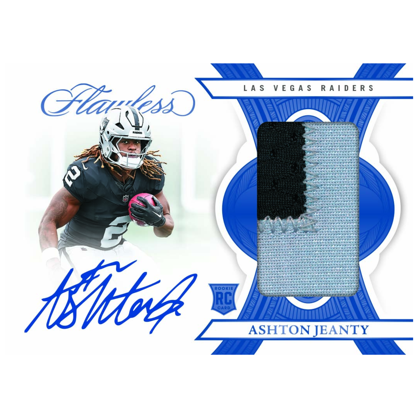 2025 Panini Flawless Football Rookie Patch Autograph Ashton Jeanty