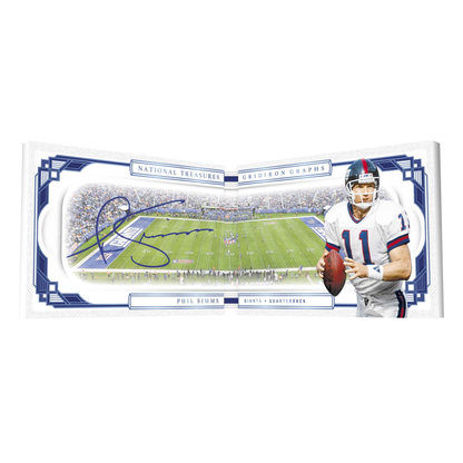 2025 Panini National Treasures Football Gridiron Graphs Phil Simms