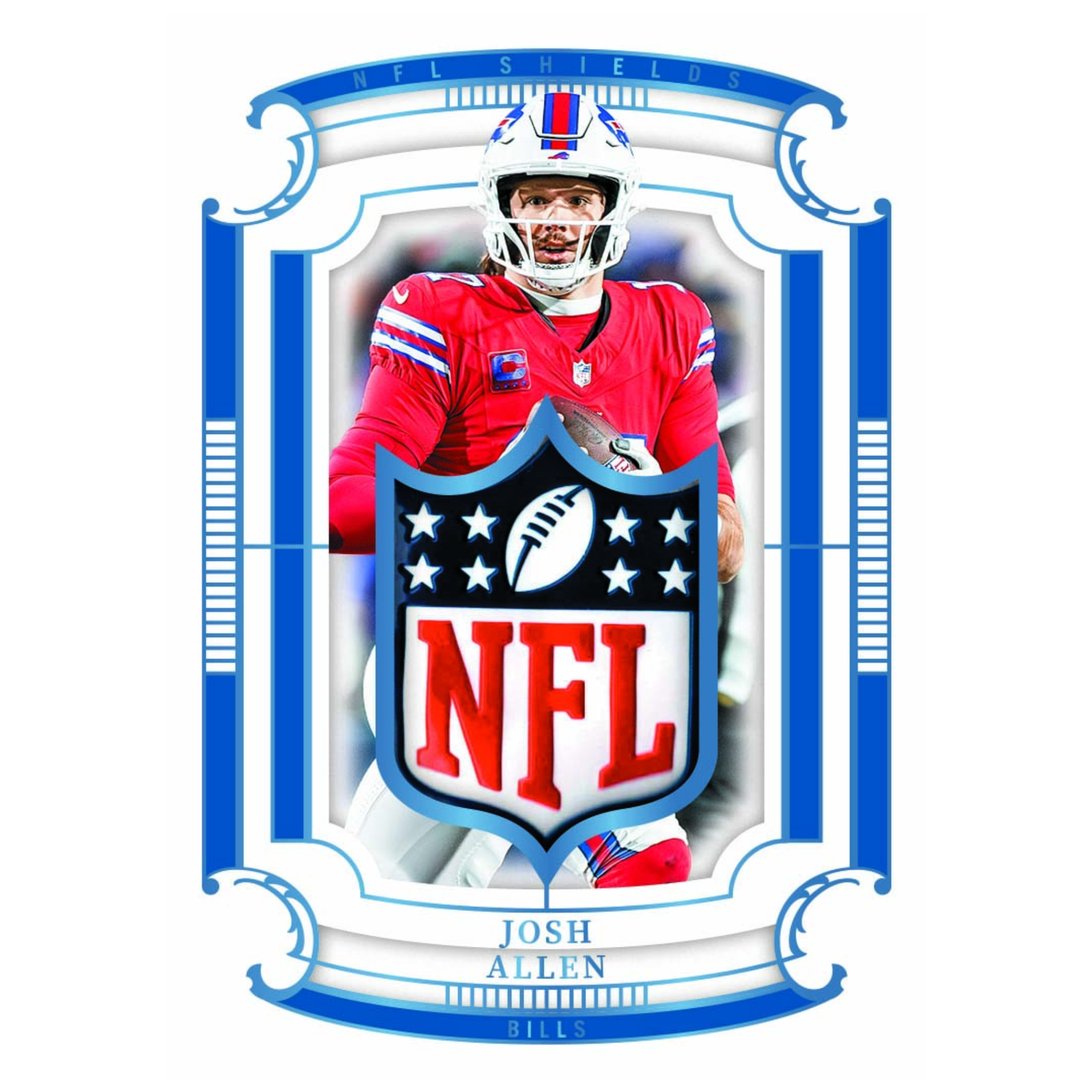 2025 Panini National Treasures Football NFL Shield Josh Allen