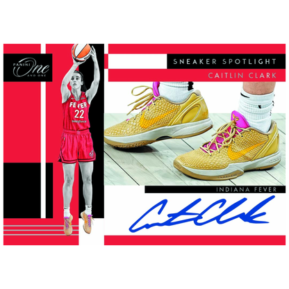 2025 Panini One & One WNBA Sneaker Spotlight Caitlin Clark