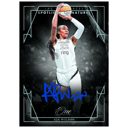 2025 Panini One & One WNBA Spotlight Signatures A'ja Wilson
