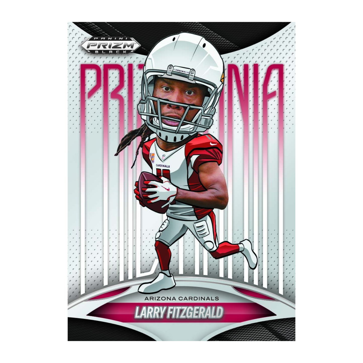 2025 Panini Prizm Black Football Prizmania Larry Fitzgerald