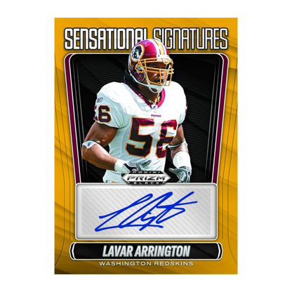 2025 Panini Prizm Black Football Sensational Signatures Lavar Arrington