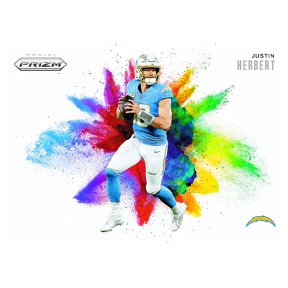 2025 Panini Prizm Football Color Blast Justin Herbert