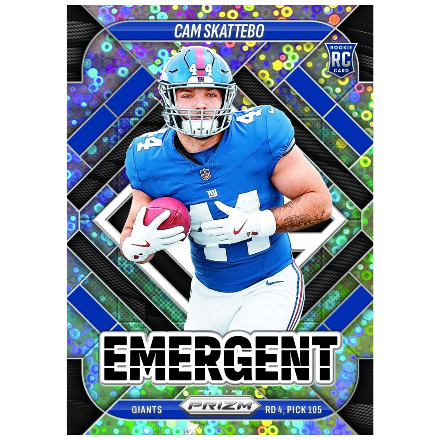 2025 Panini Prizm Football No Huddle Emergent Cam Skattebo
