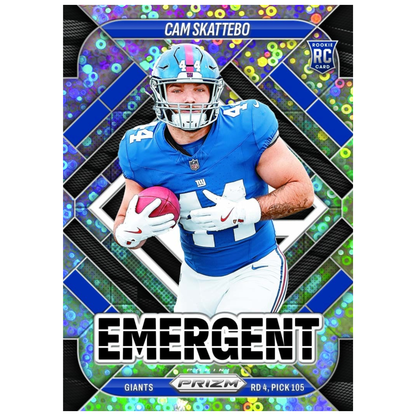 2025 Panini Prizm Football No Huddle Emergent Cam Skattebo