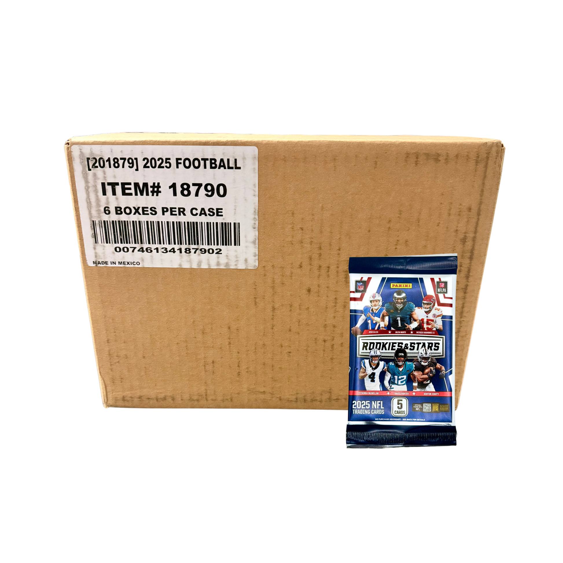 2025 Panini Rookies & Stars Football Hobby Gravity Feed Sealed Case