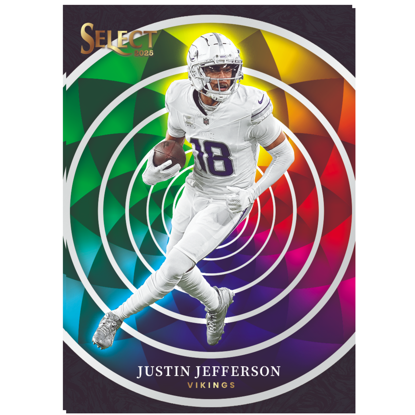 2025 Panini Select Football Color Wheel Justin Jefferson