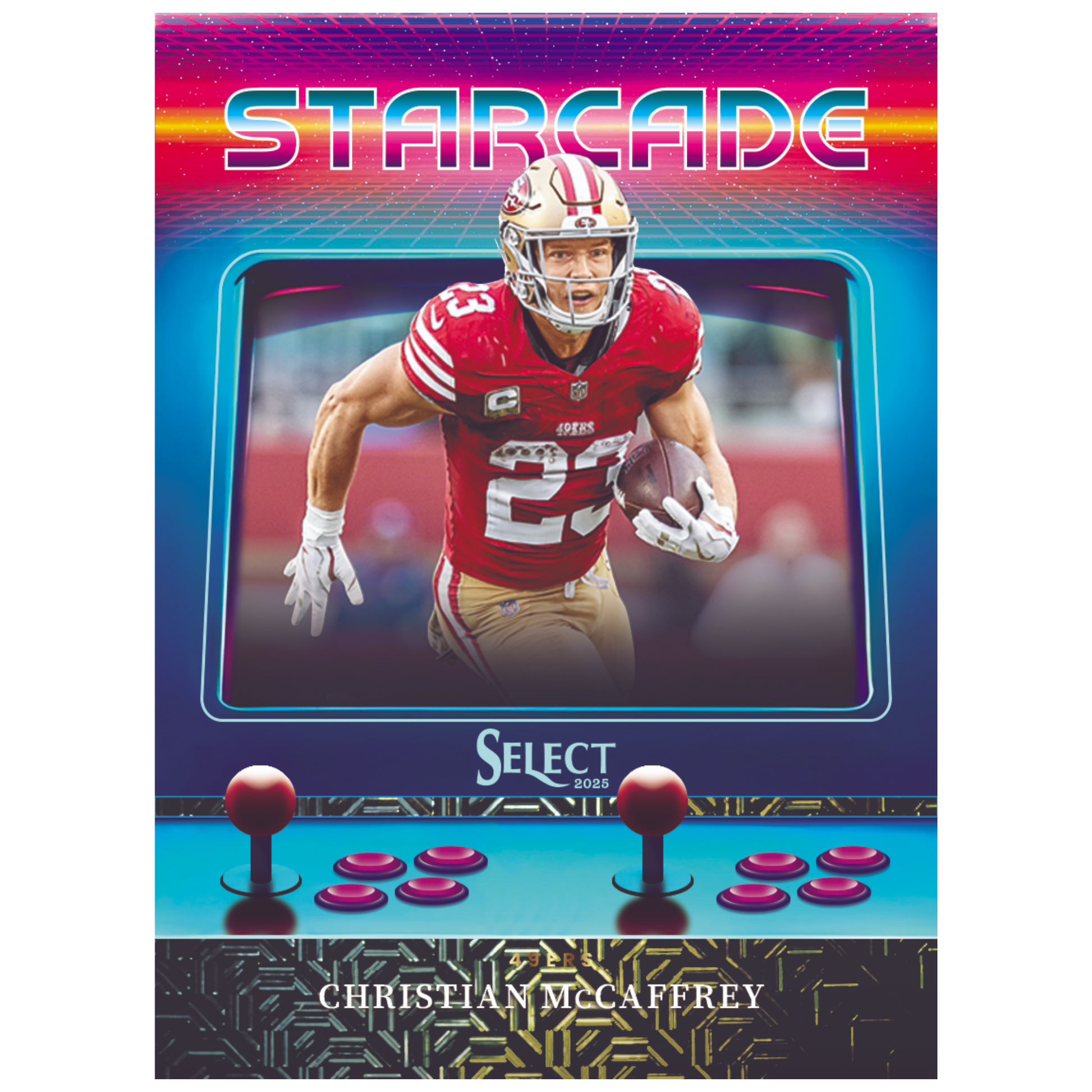 2025 Panini Select Football Starcade Christian McCaffrey
