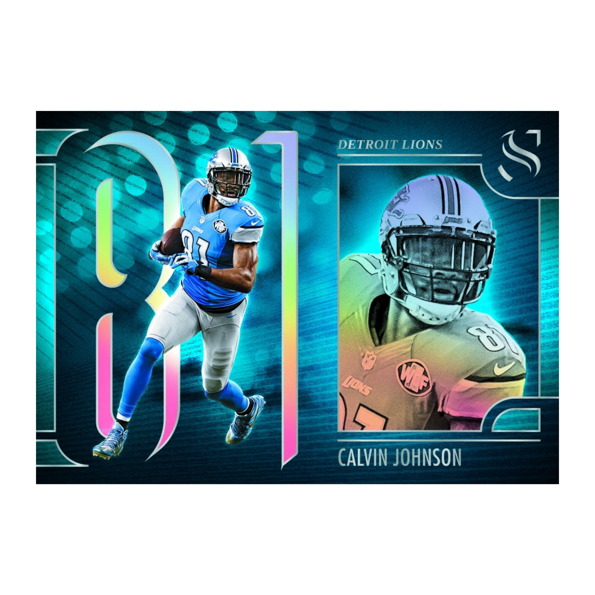 2025 Panini Silhouette Football Calvin Johnson