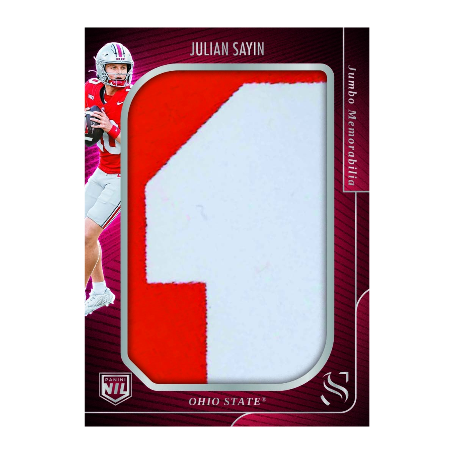 2025 Panini Silhouette Football Jumbo Memorabilia Julian Sayin