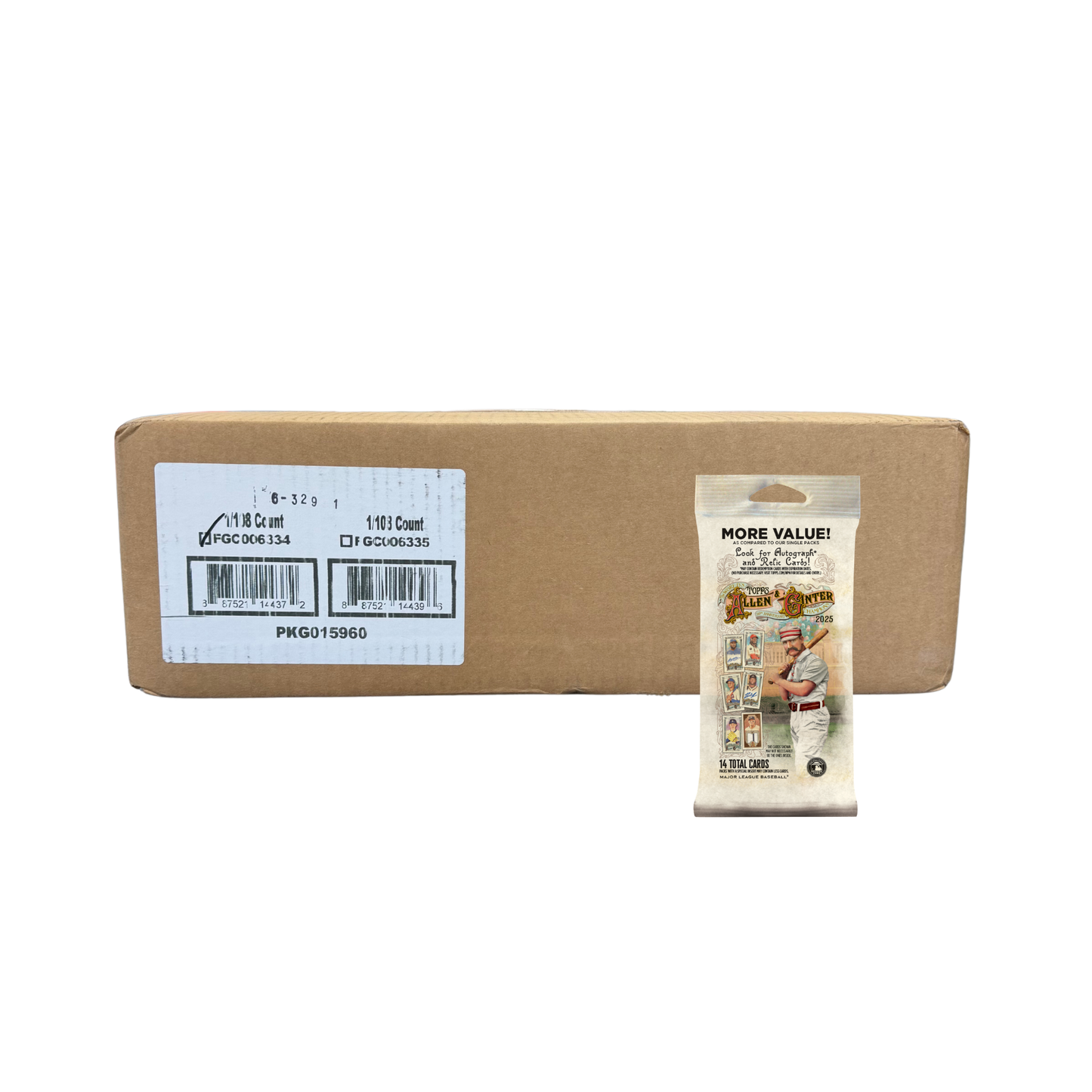 2025 Topps Allen & Ginter Baseball Fat Pack Sealed Case