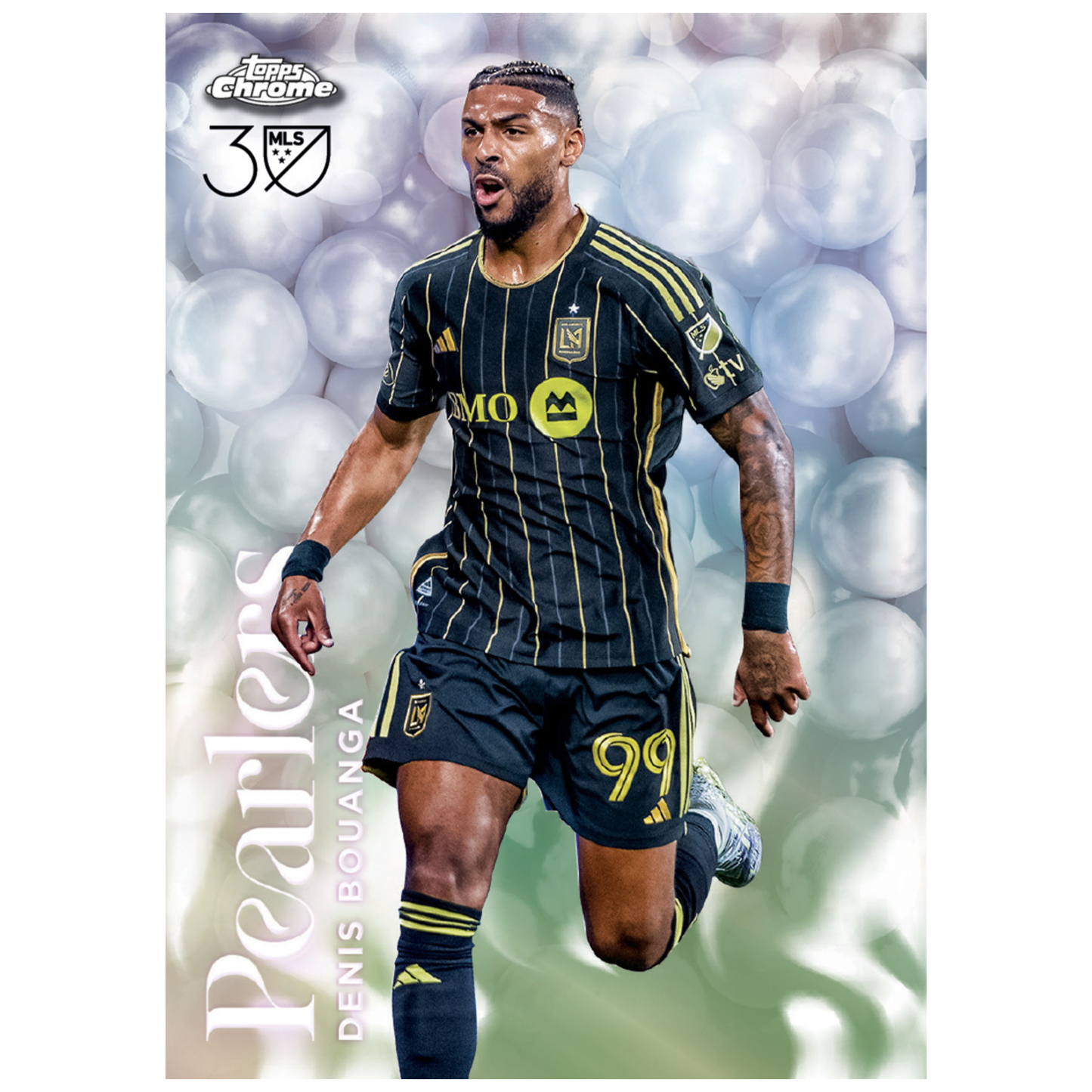 2025 Topps Chrome MLS Soccer Pearlers Denis Bouanga