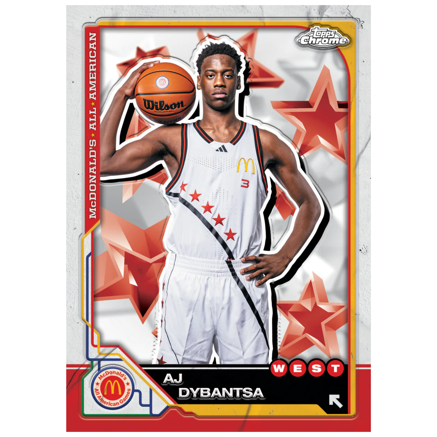 2025 Topps Chrome McDonald's All American Basketball AJ Dybantsa
