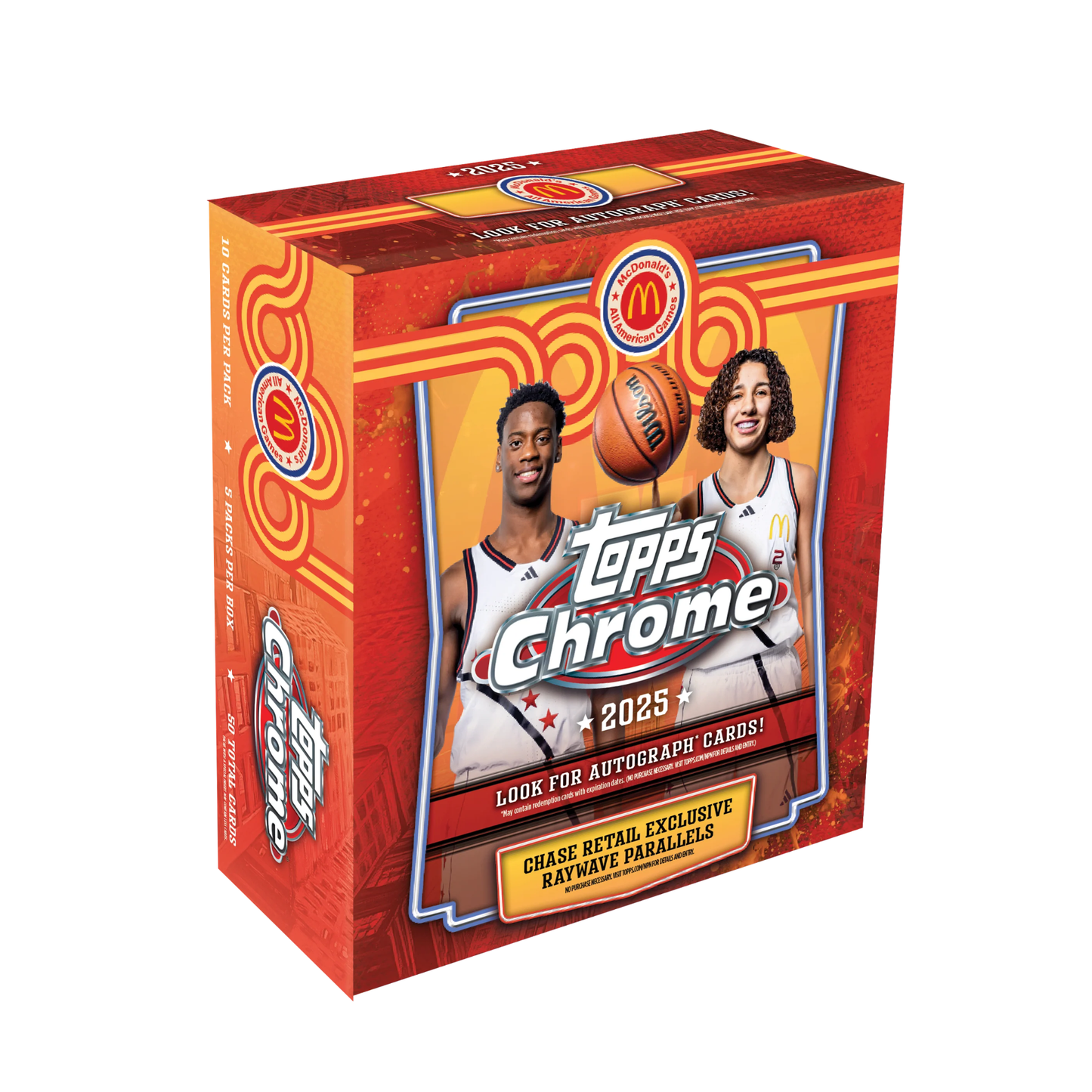 2025 Topps Chrome McDonald's All American Basketball Mega Box