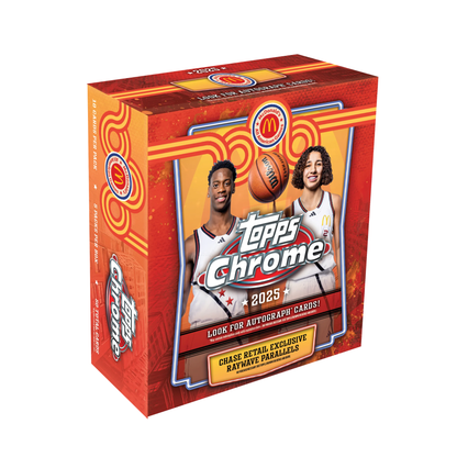 2025 Topps Chrome McDonald's All American Basketball Mega Box