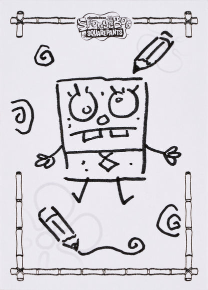 2025 Topps Chrome SpongeBob DoodleBob Sketch Cards