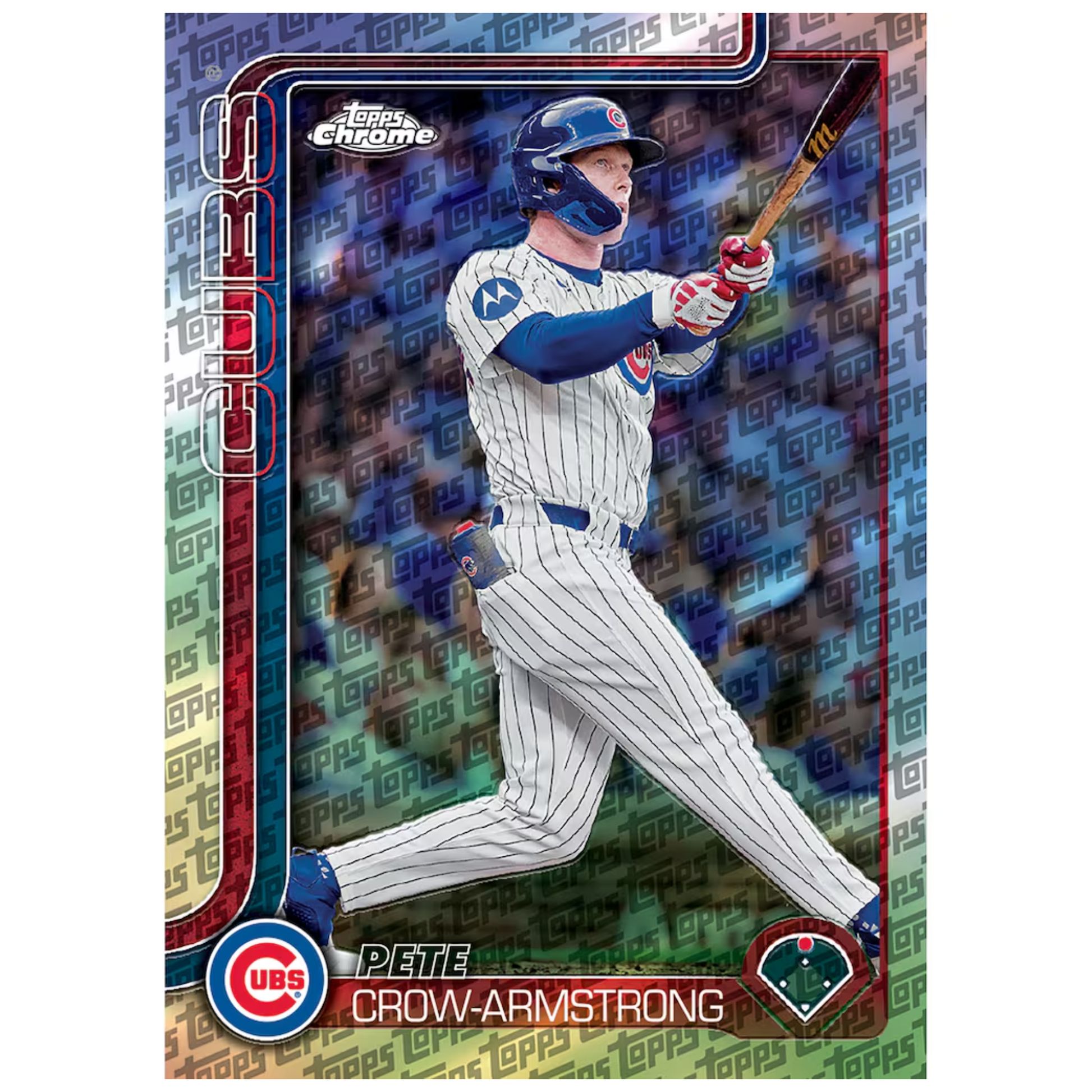 2025 Topps Chrome Update Baseball Fanatics Exclusive Topps-Fractor Pete Crow-Armstrong