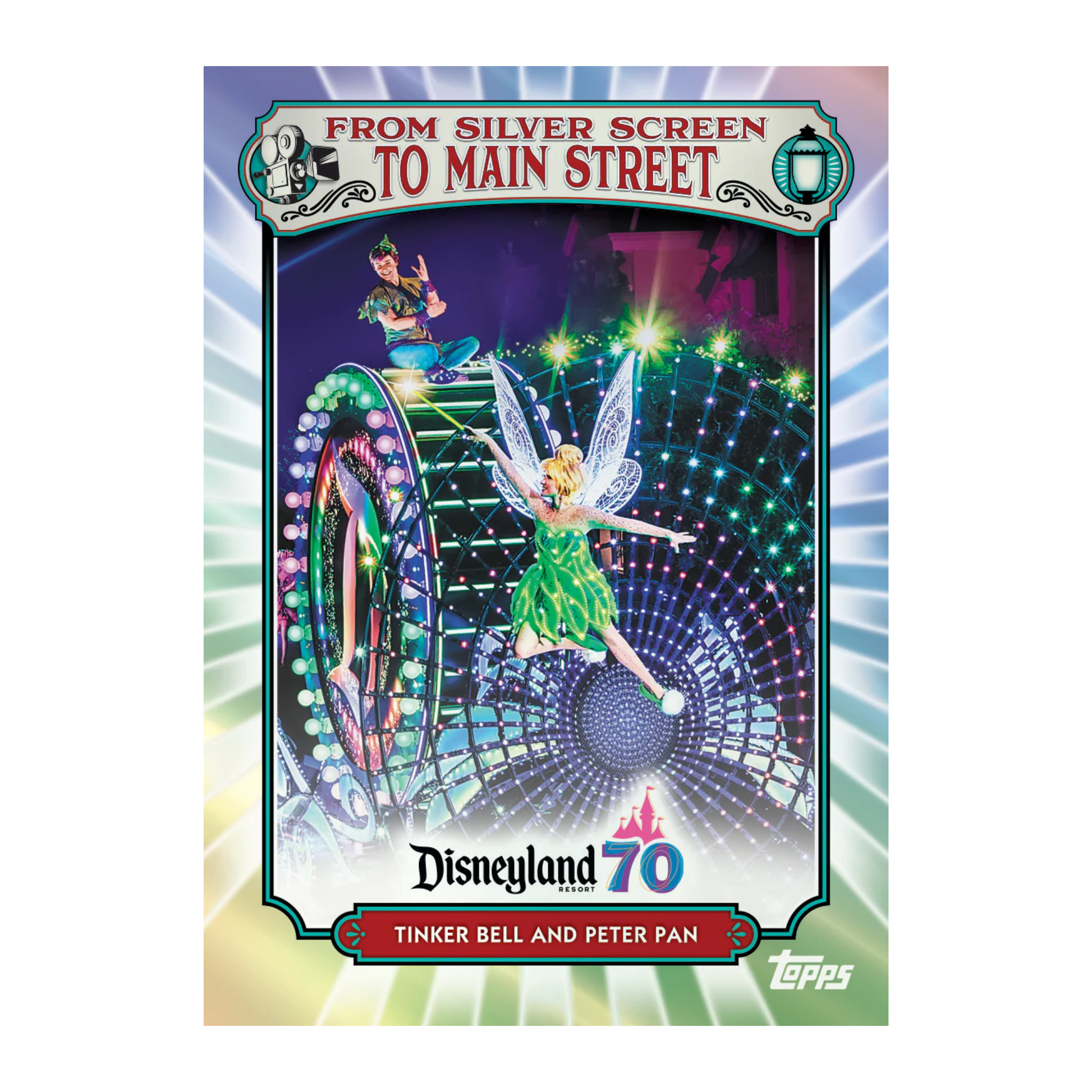 2025 Topps Disneyland 70th Anniversary From Silver Screen to Main Street Tinker Bell & Peter Pan