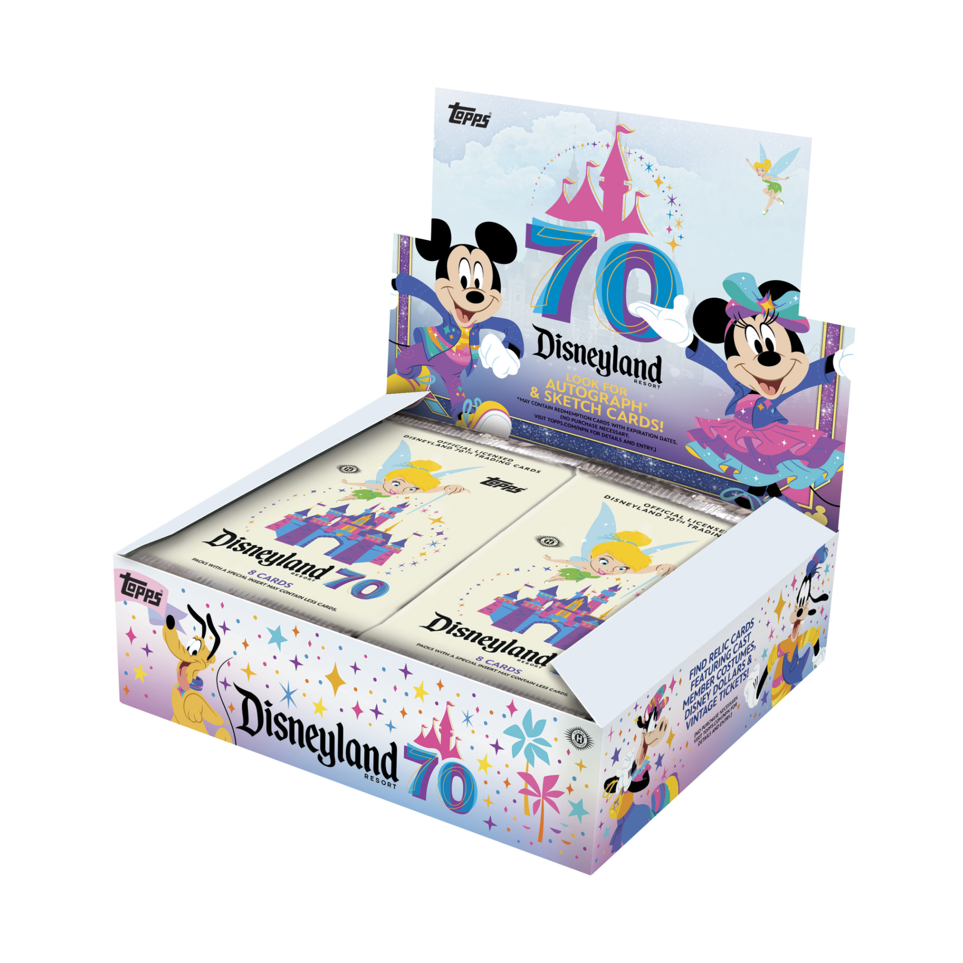 Topps Disney Disneyland 70周年記念トレカ BOX未開封 2025 Topps Disneyland 70th Anniversary Hobby Box | Shop Disney