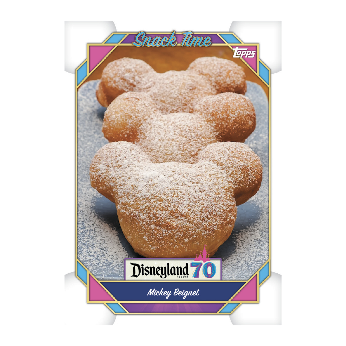 2025 Topps Disneyland 70th Anniversary Snack Time Mickey Beignet