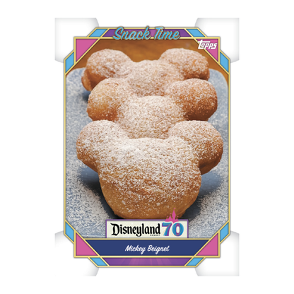 2025 Topps Disneyland 70th Anniversary Snack Time Mickey Beignet