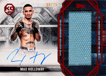 2025 Topps Knockout UFC Max Holloway Autograph